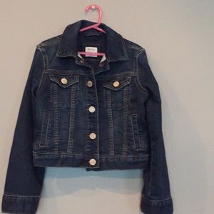Gap Kids Size 5 Dark Wash Denim Jacket